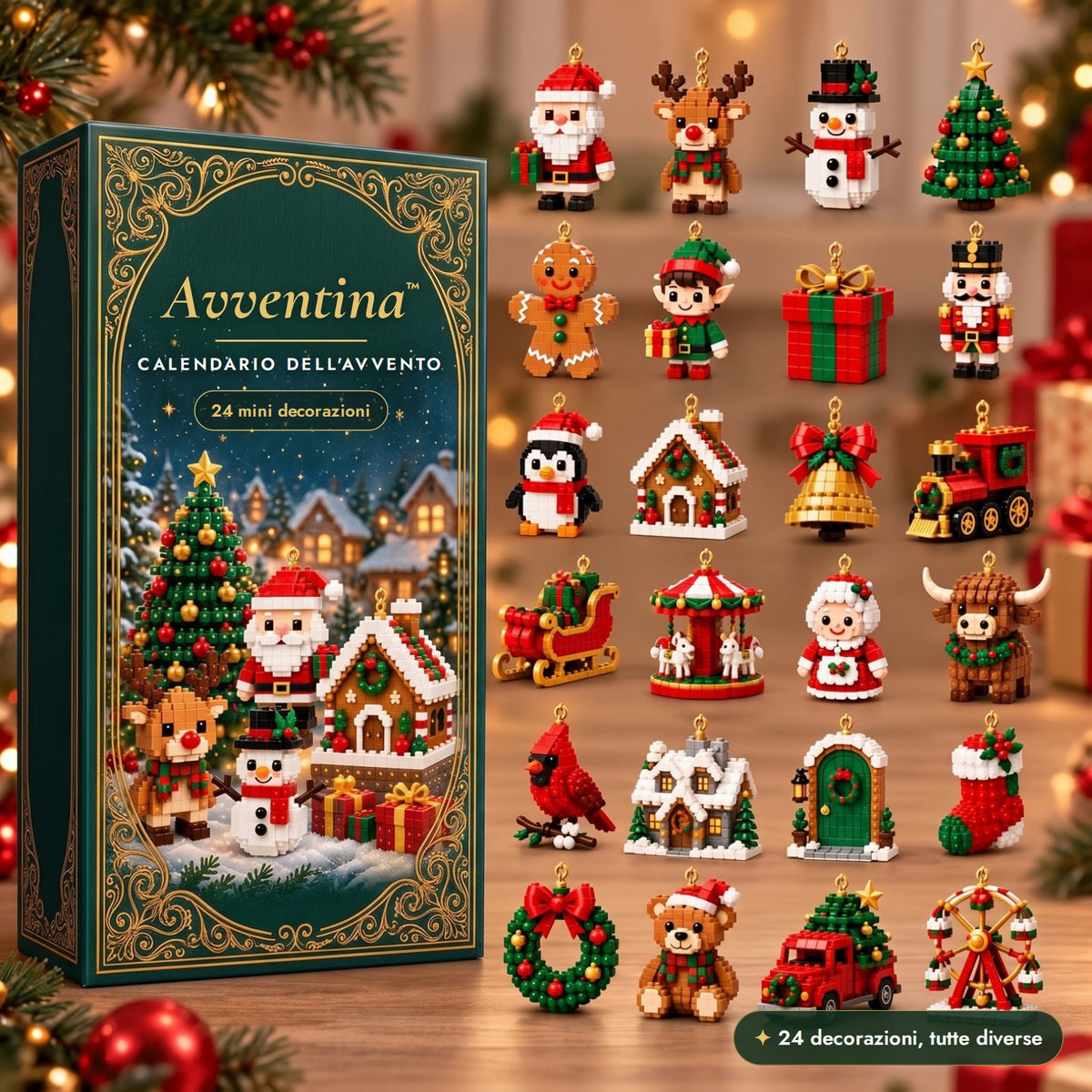Le 24 mini decorazioni di Avventina