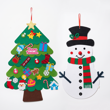 Albero + Pupazzo di Neve