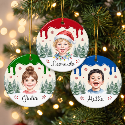 Palline di Natale personalizzate con foto