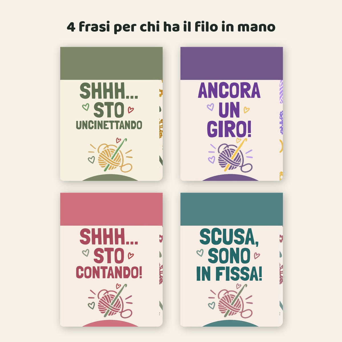 4 frasi a scelta