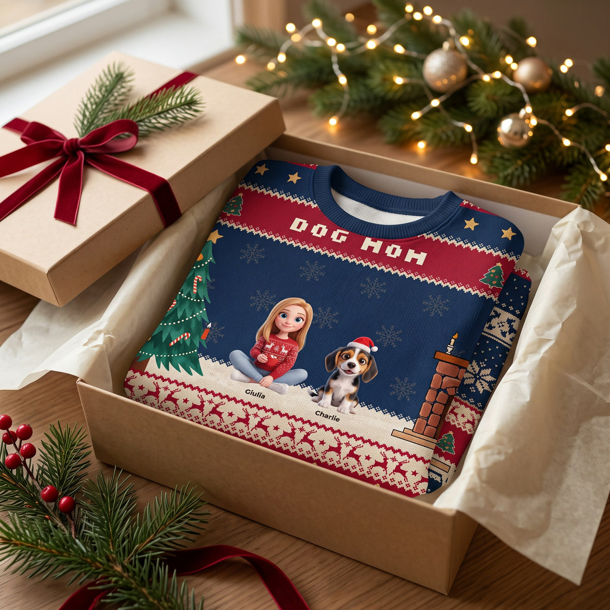 Maglione natalizio pronto da regalare